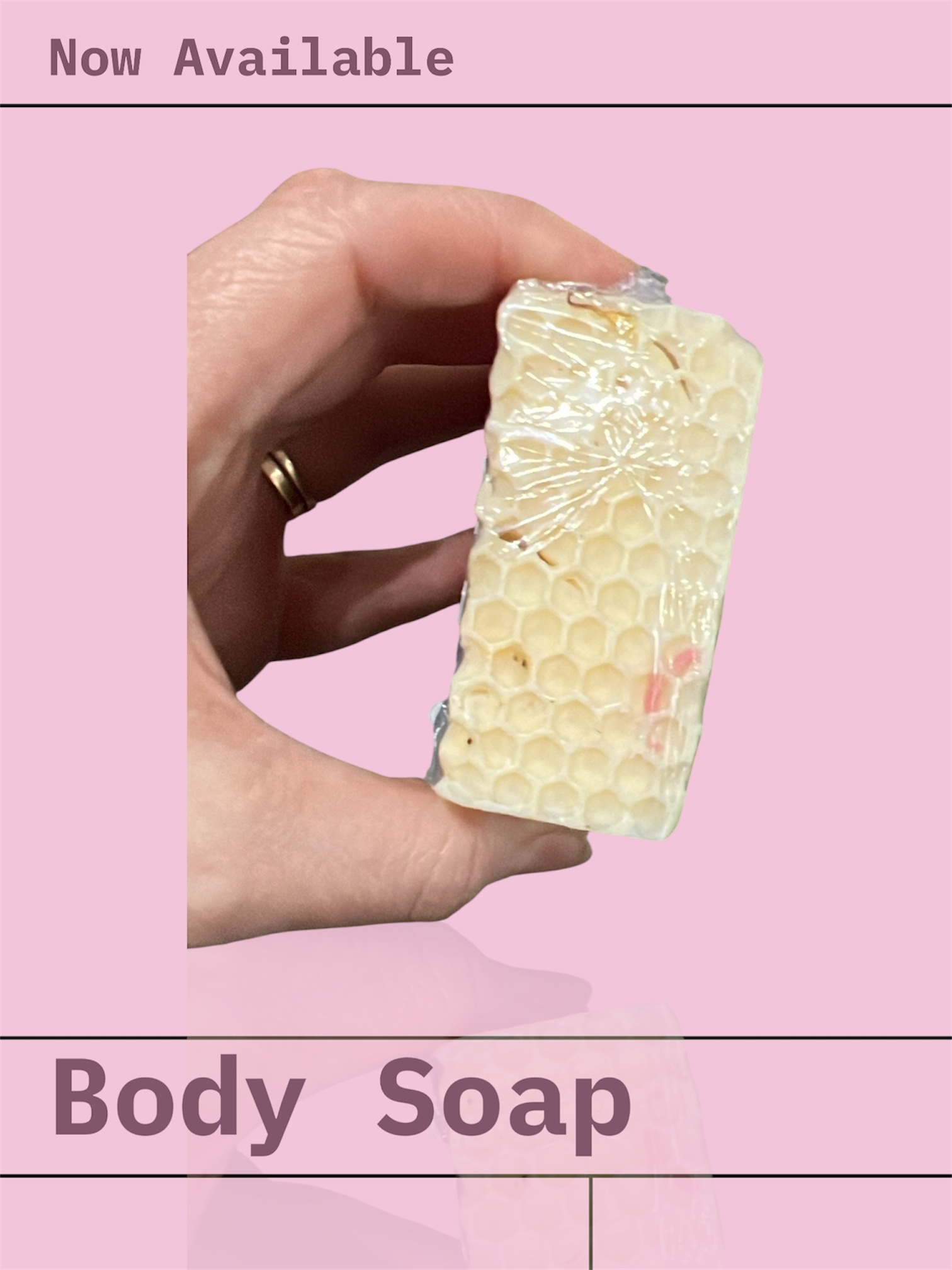 Honey, Orange, and Raspberry Soap - Image 2